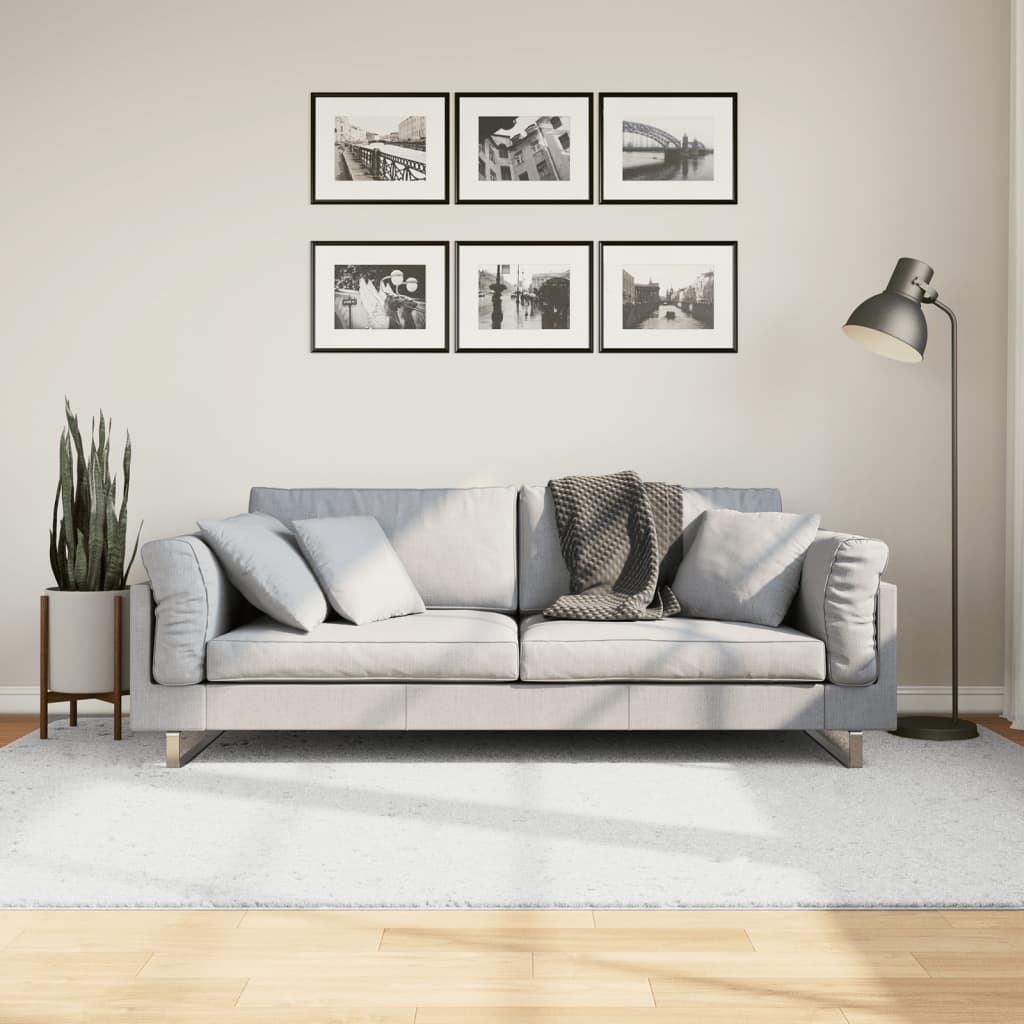 Vaip "OVIEDO" lühikese narmaga, hall, 160 x 230 cm