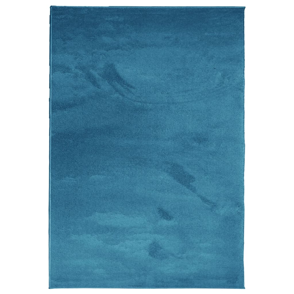 Vaip "OVIEDO" lühikese narmga türkiis 140x200 cm