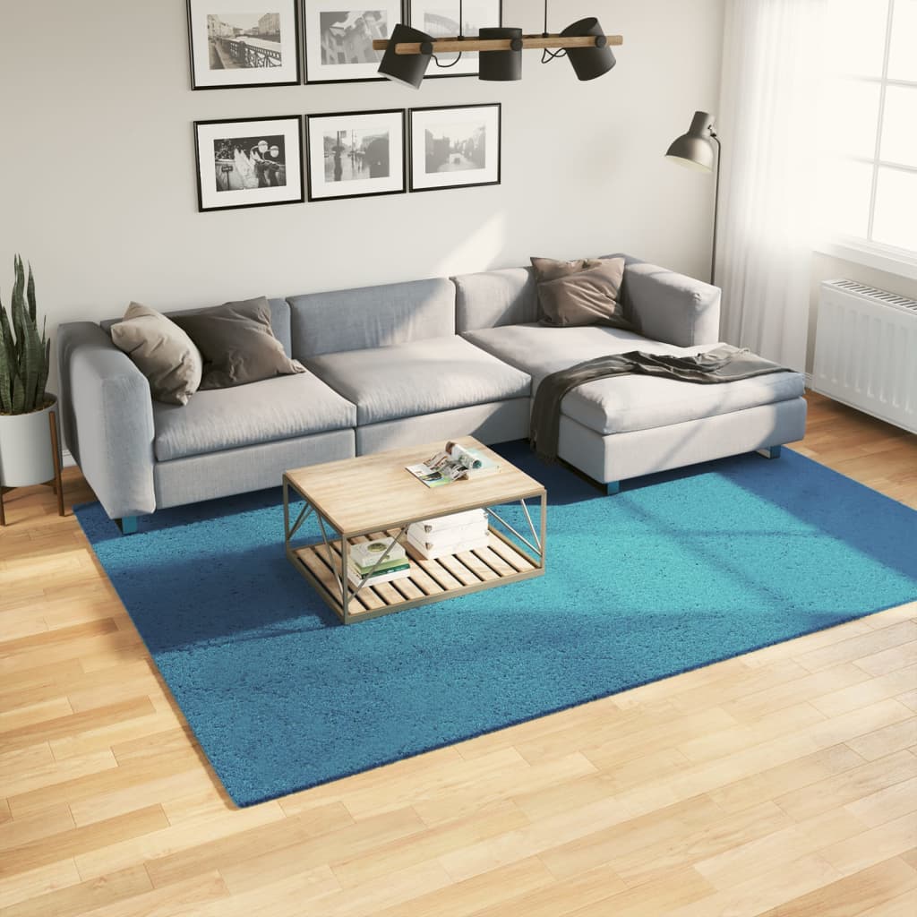 Vaip "OVIEDO" lühikese narmga türkiis 200x280 cm