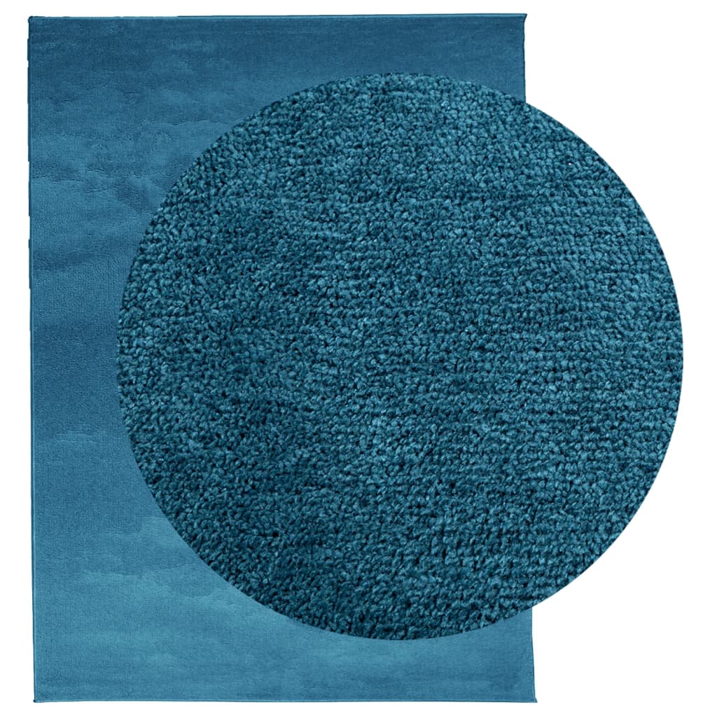 Vaip "OVIEDO" lühikese narmga türkiis 240x340 cm
