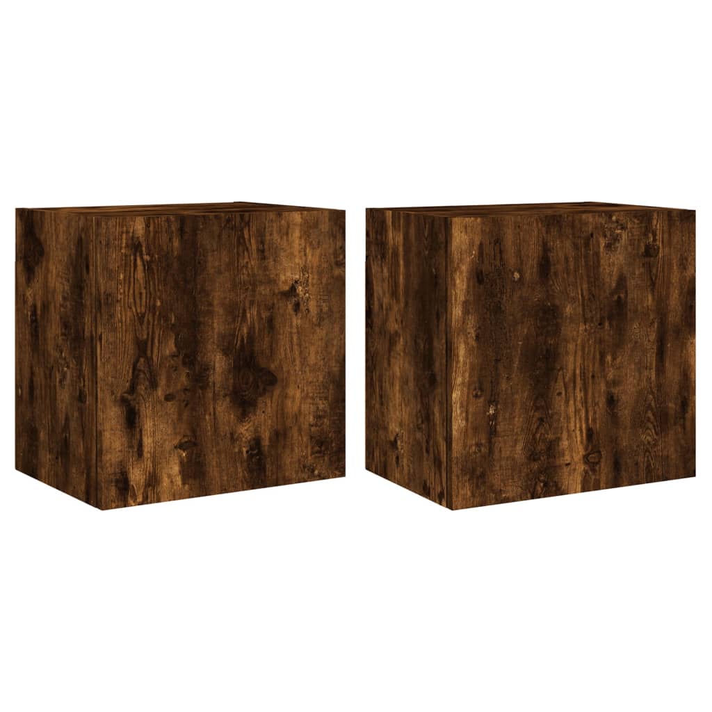 Teleri seinakapid 2 tk, suitsutamm, 40,5x30x40 cm, tehispuit