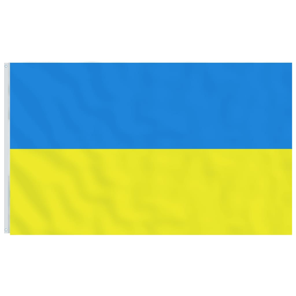 Ukraina lipp ja lipumast, 5,55 m, alumiinium