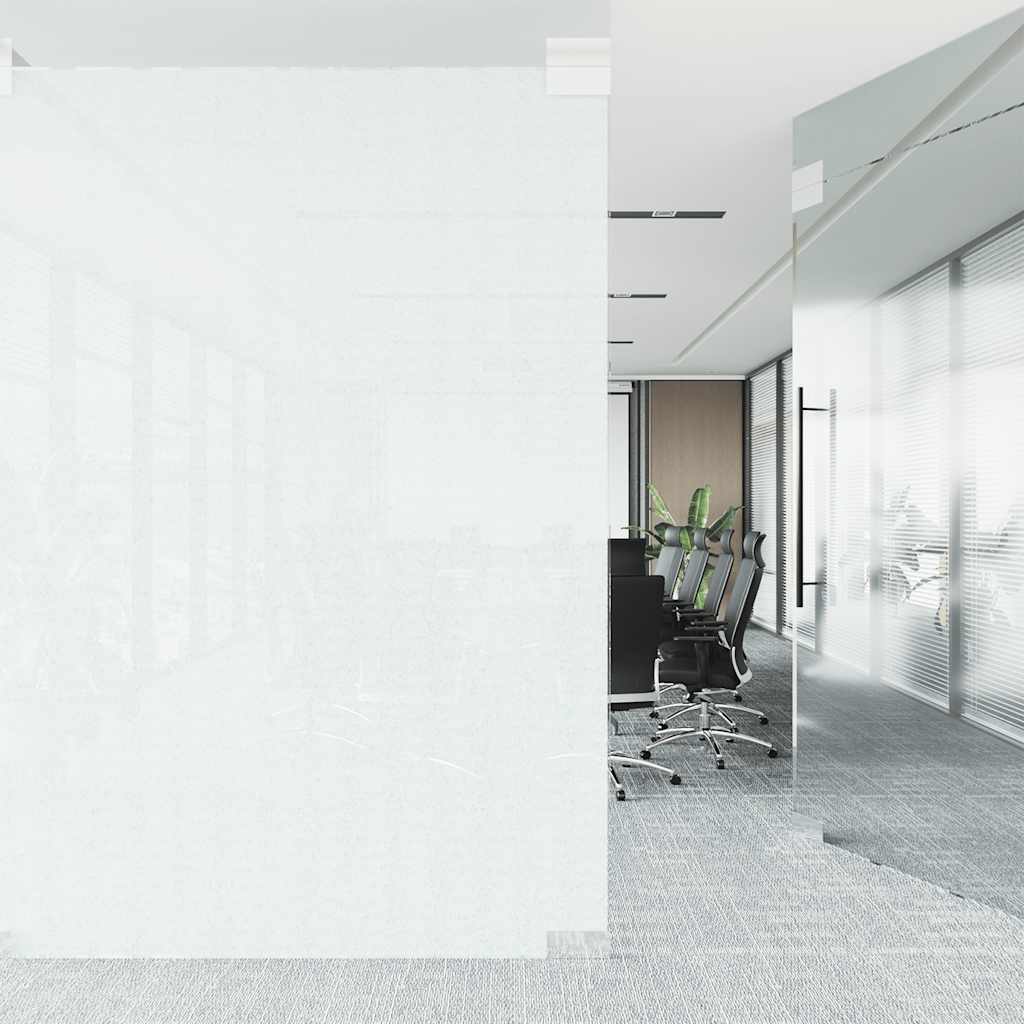 Staatiline aknakile, jäätunud, valge, 90x500cm, PVC