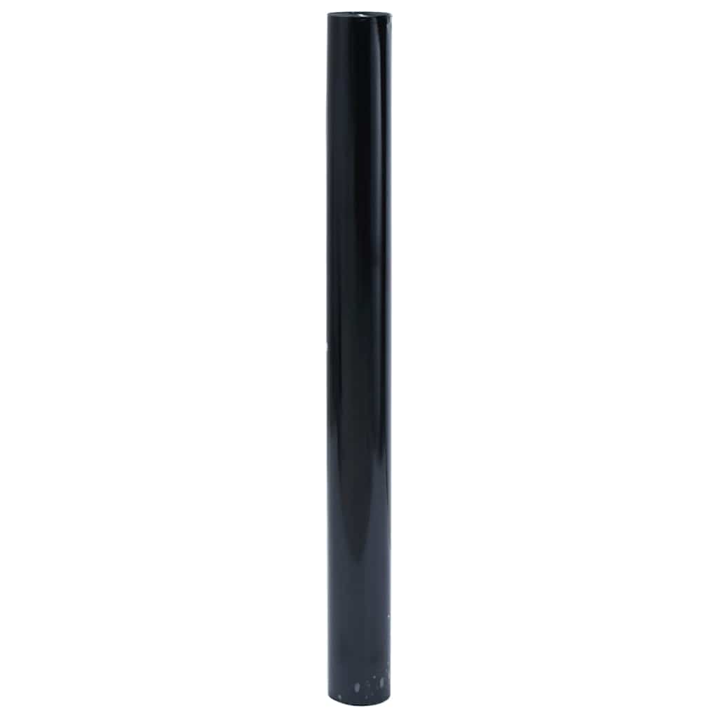 Staatiline aknakile, jäätunud, must, 45x2000 cm, PVC