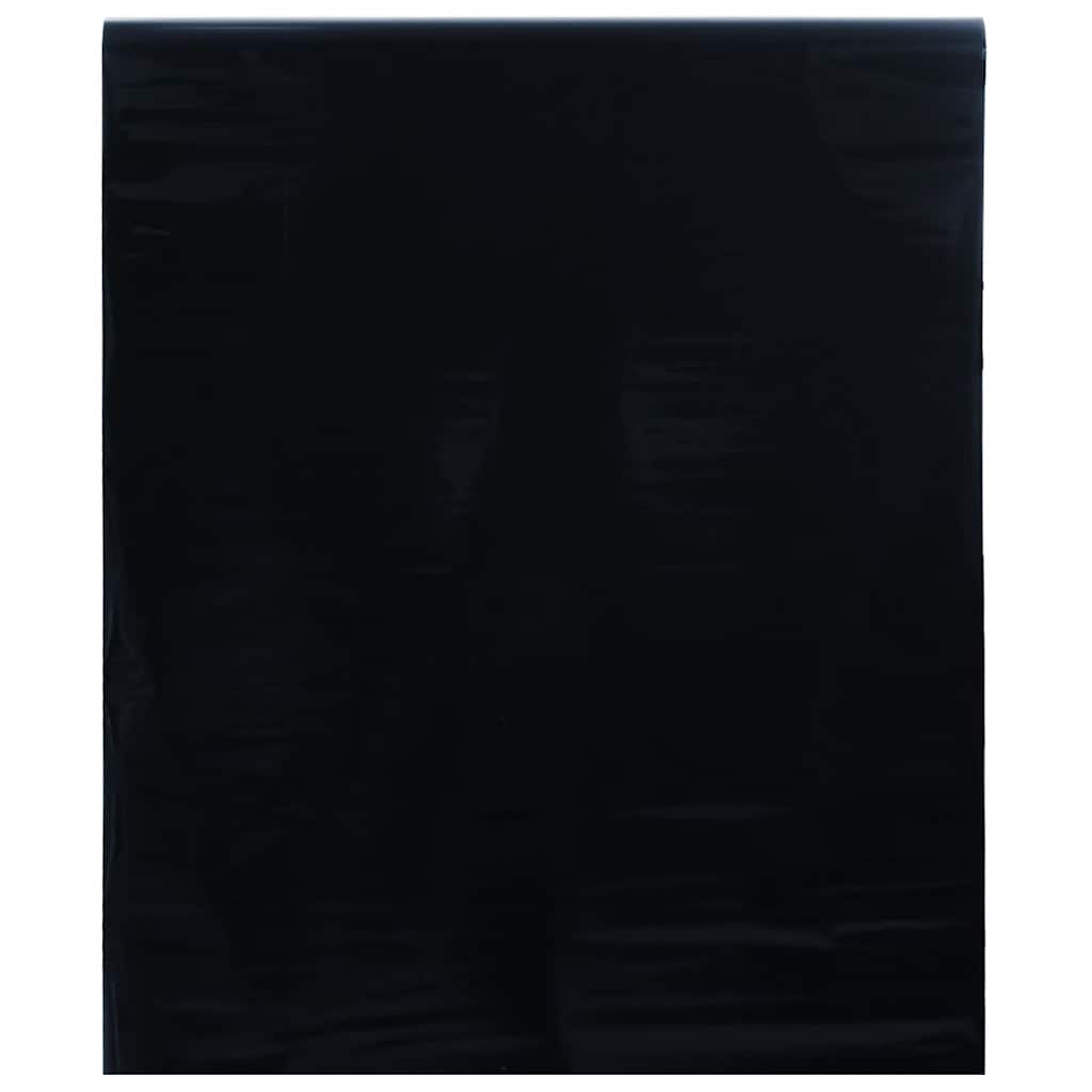 Staatiline aknakile, jäätunud, must, 90 x 2000 cm, PVC