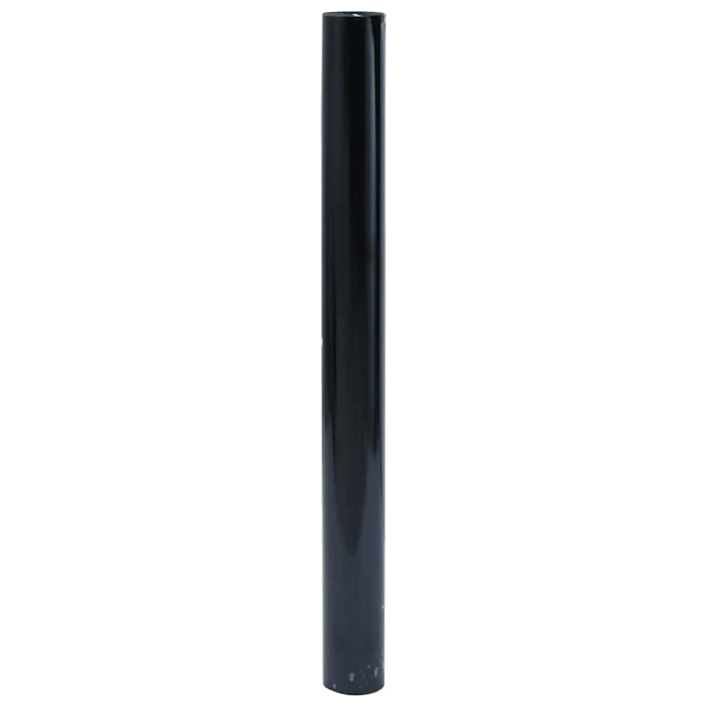 Staatiline aknakile, jäätunud, must, 90 x 2000 cm, PVC