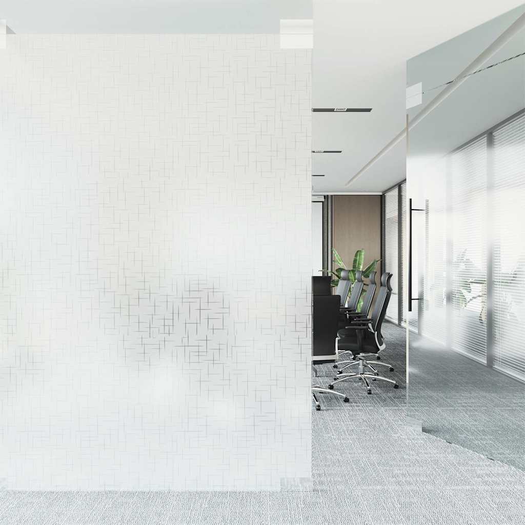 Aknakile, jäätunud, tähe muster, 60x500 cm, PVC