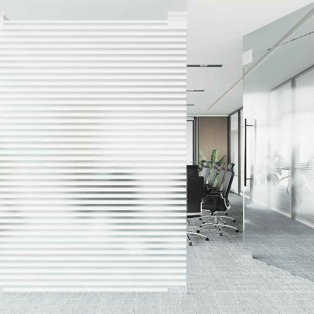Aknakile, jäätunud, triibuline muster, 60 x 500 cm, PVC