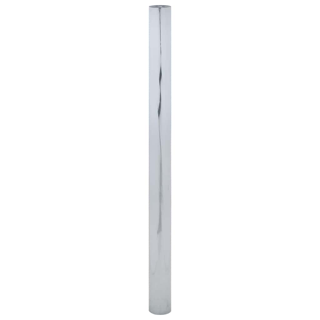 Staatiline päikesekile, peegeldusefekt, hõbedane, 90x2000 cm