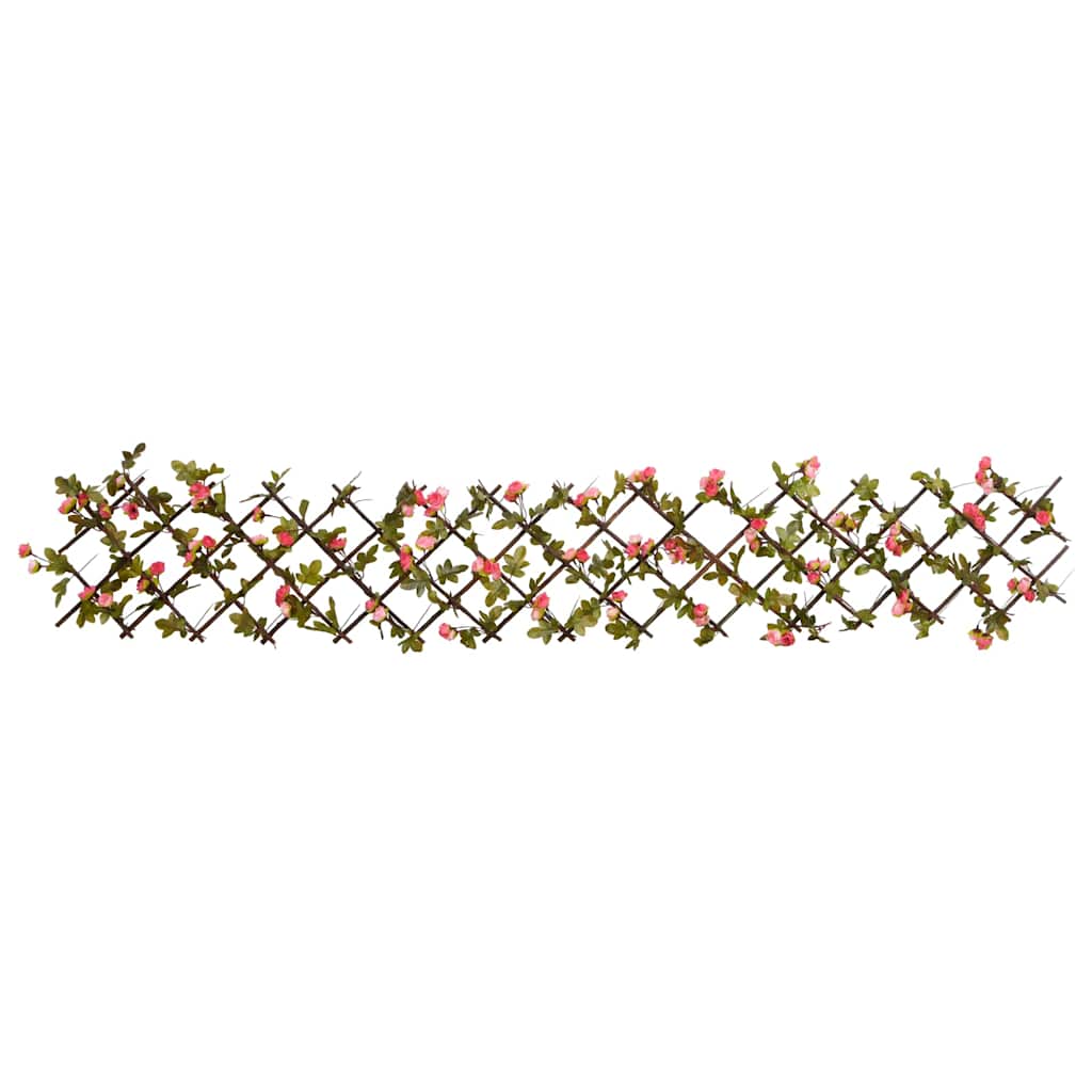 Kunst luuderohuga pikendatav võre, tumeroosa, 180x30 cm