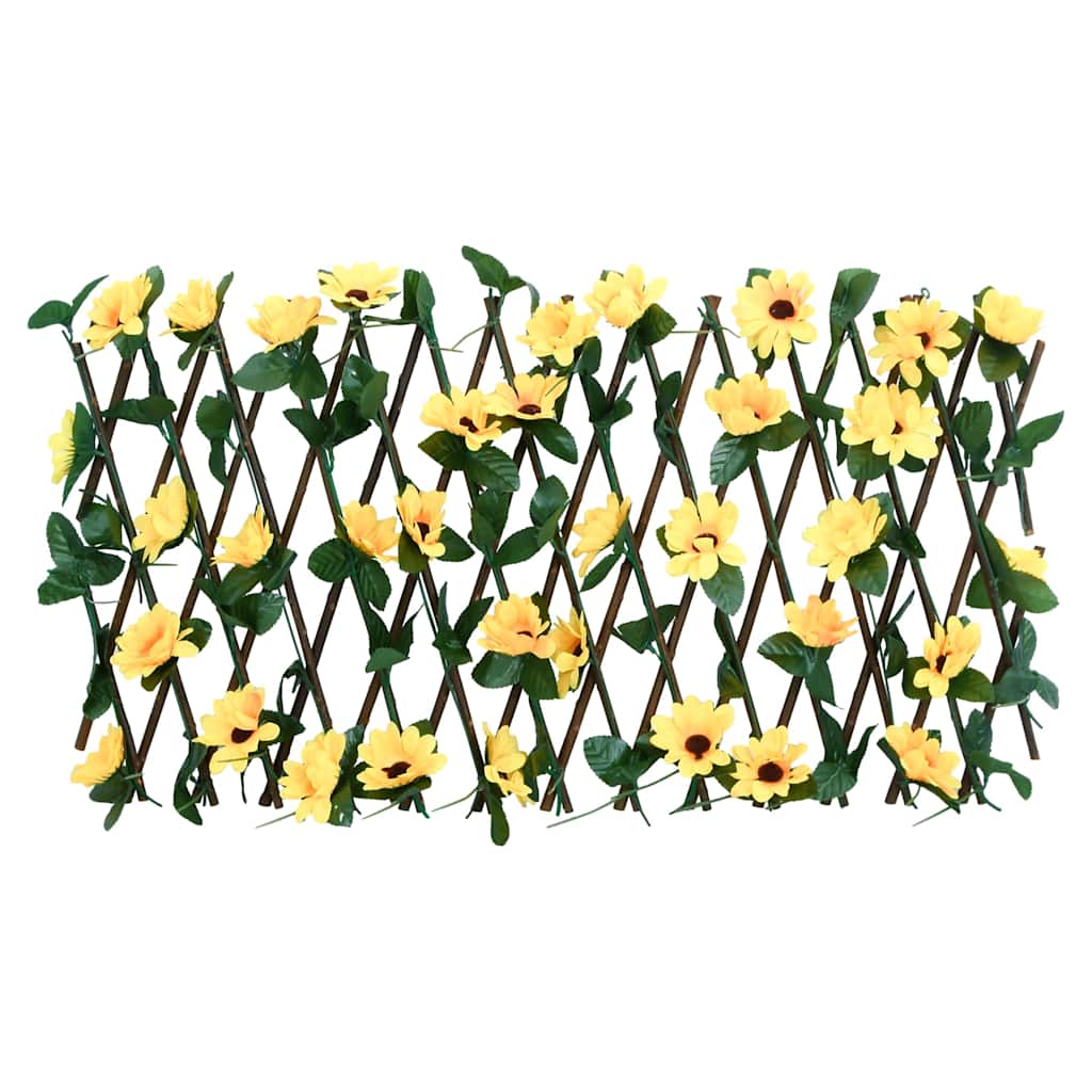 Kunst luuderohuga pikendatav võre 5 tk, kollane, 180x30 cm