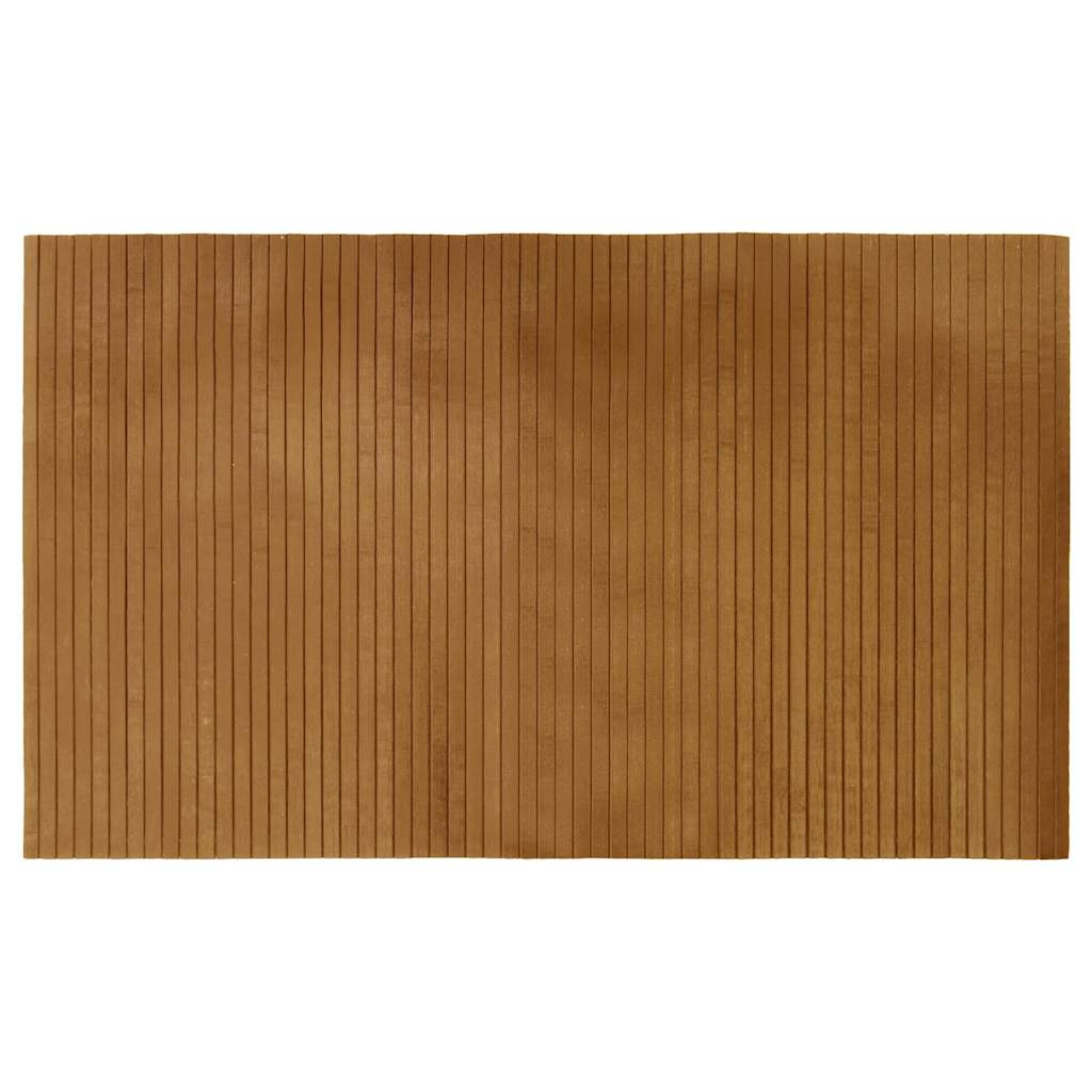 Vaip, ristkülikukujuline, pruun, 60 x 100 cm, bambus
