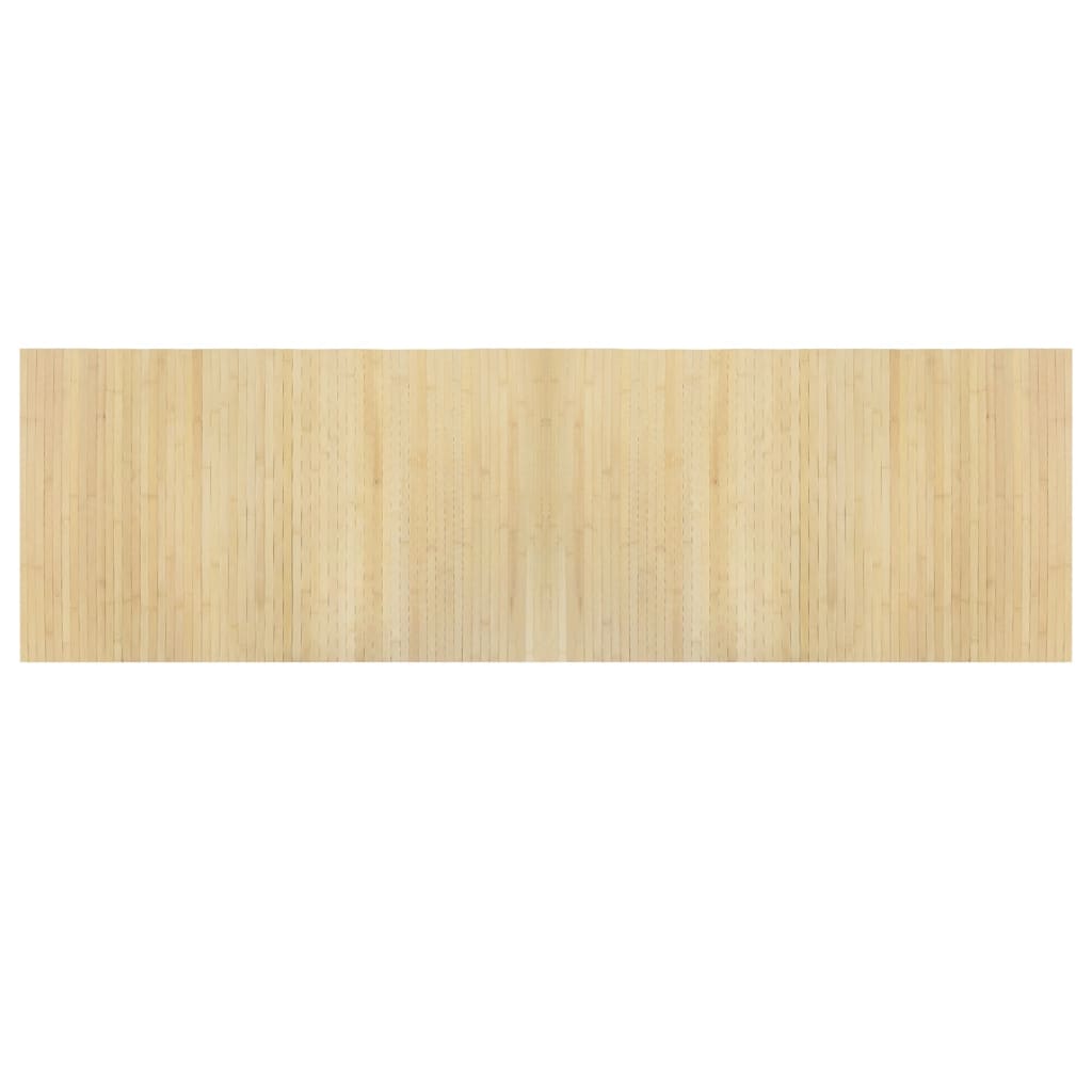 Vaip, ristkülikukujuline, naturaalne hele, 60 x 200 cm, bambus