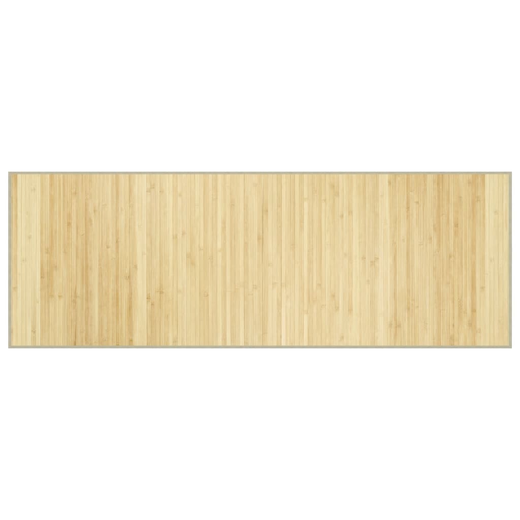 Vaip, ristkülikukujuline, naturaalne hele, 70 x 200 cm, bambus