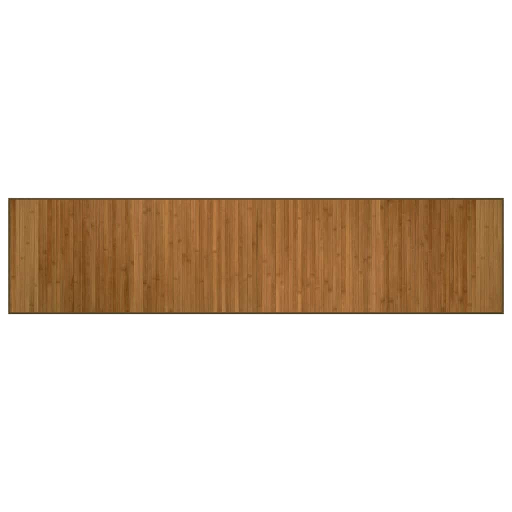 Vaip, ristkülikukujuline, pruun, 70 x 300 cm, bambus