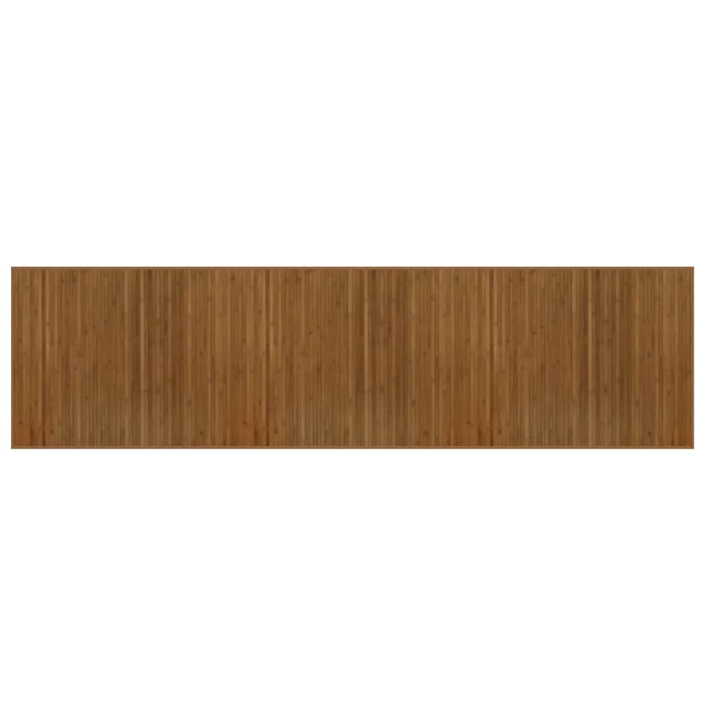 Vaip, ristkülikukujuline, pruun, 80 x 300 cm, bambus