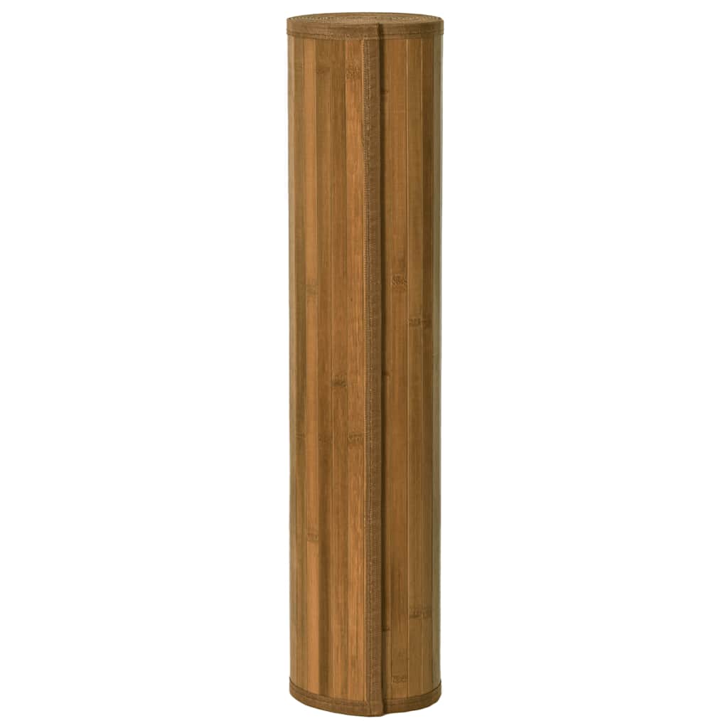 Vaip, ristkülikukujuline, pruun, 80 x 300 cm, bambus