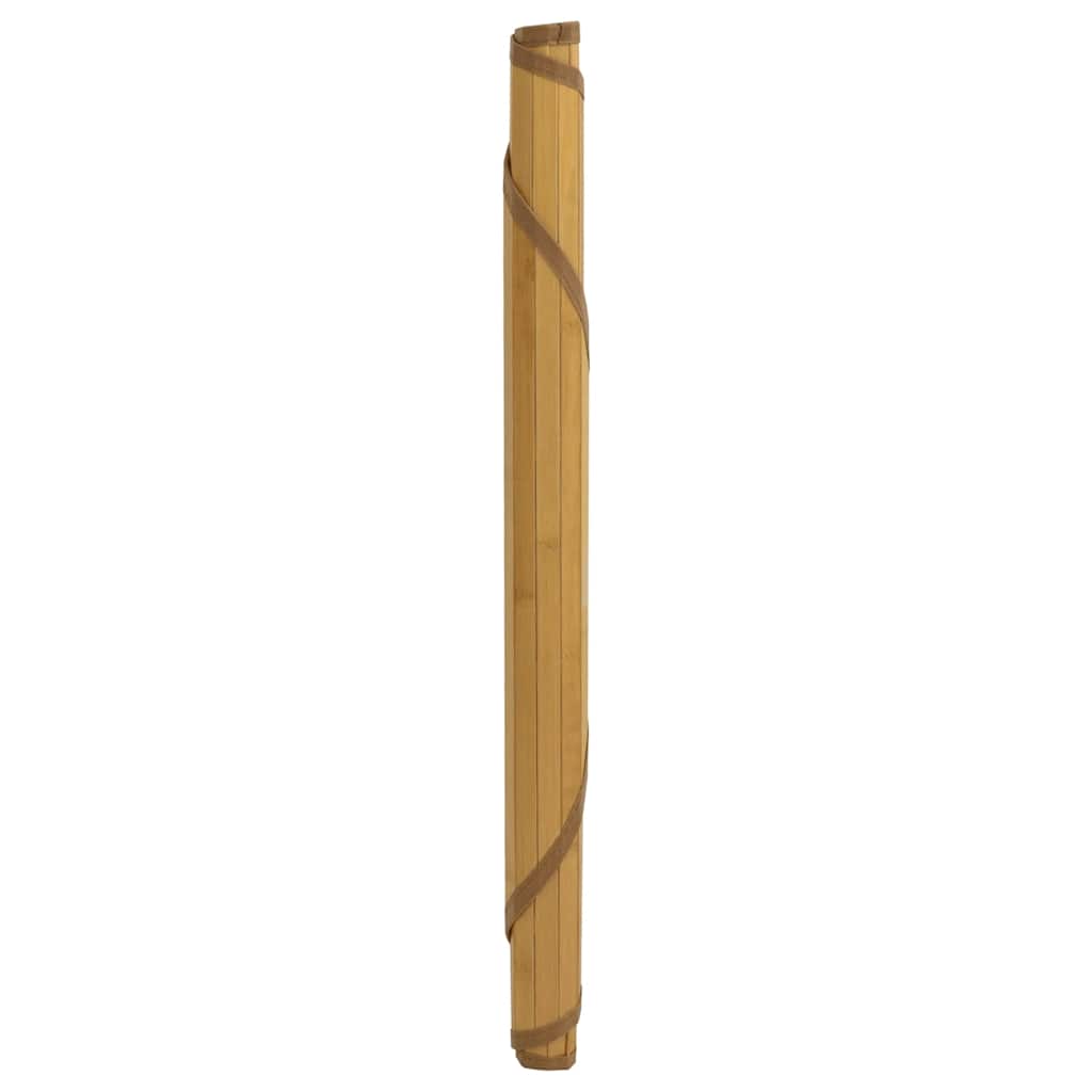 Ümmargune vaip, naturaalne, 100 cm, bambus