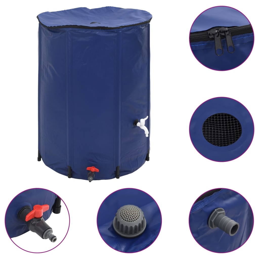 Kraaniga veepaak, kokkupandav, 750 l, PVC
