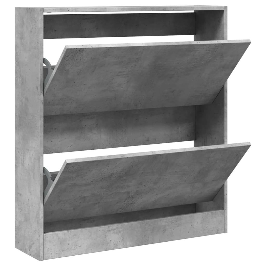 Jalatsikapp, betoonhall, 80 x 21 x 87,5 cm, tehispuit