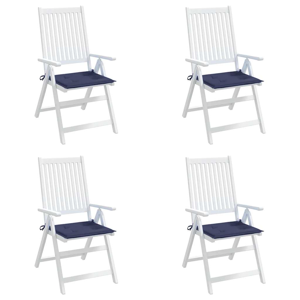 Euroaluse istmepadjad 4 tk tumesinine 40x40x3 cm oxford kangas