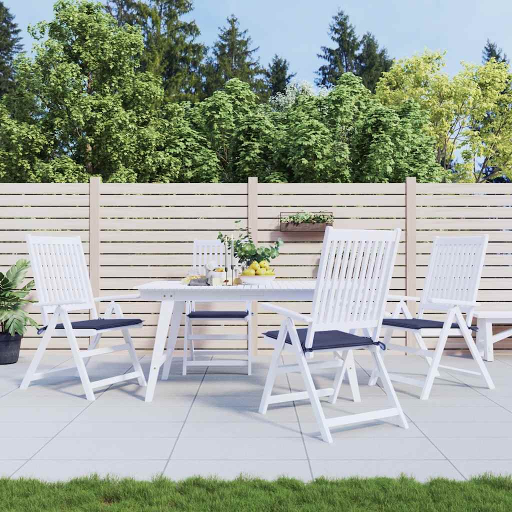 Euroaluse istmepadjad 4 tk tumesinine 40x40x3 cm oxford kangas