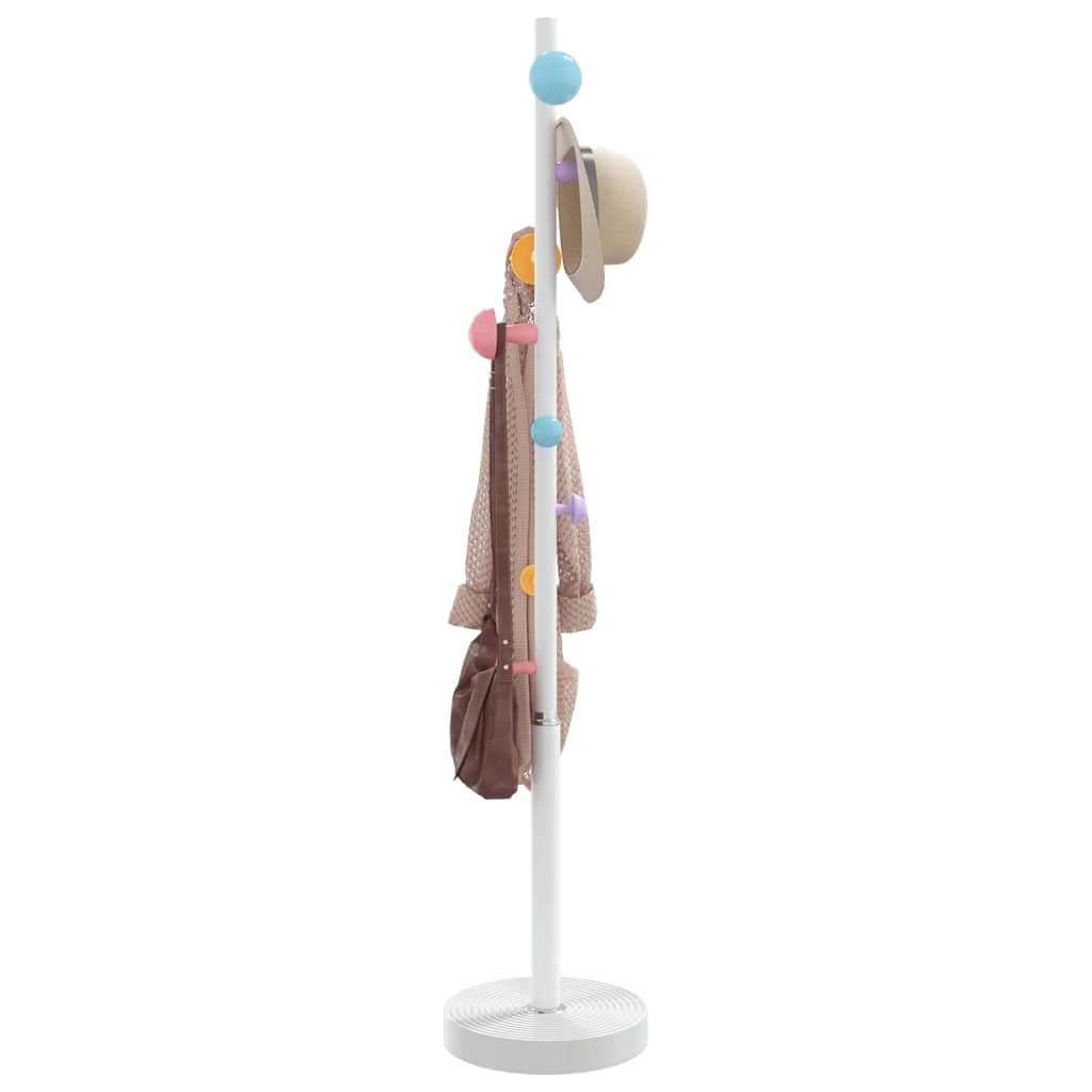 Riidenagi, valge, 172 cm, pulbervärvitud raud