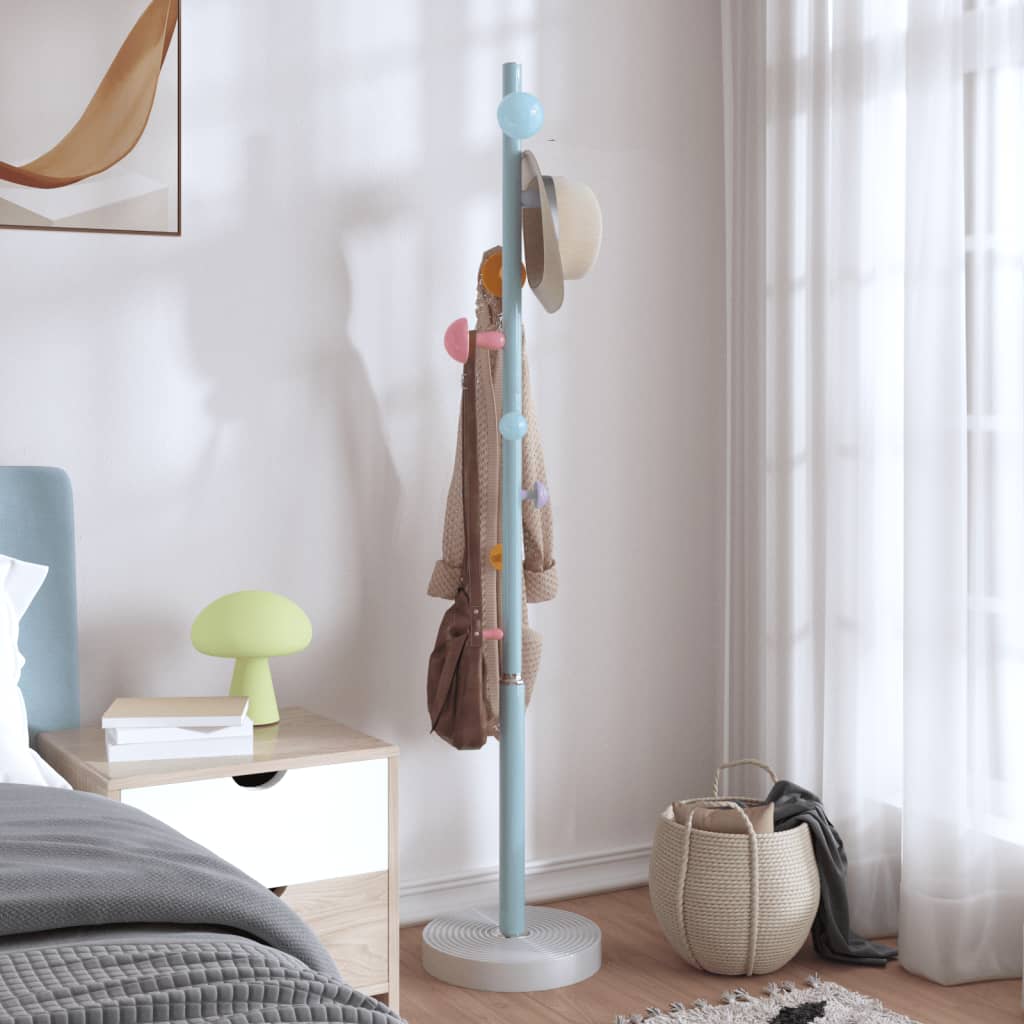 Riidenagi, sinine, 172 cm, pulbervärvitud raud
