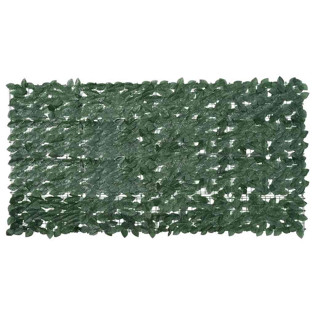 Rõdupiirde kate, tumerohelised lehed, 200 x 100 cm