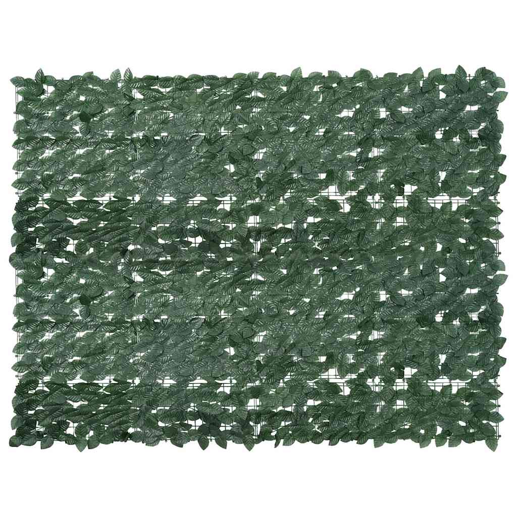 Rõdupiirde kate, tumerohelised lehed, 200 x 150 cm