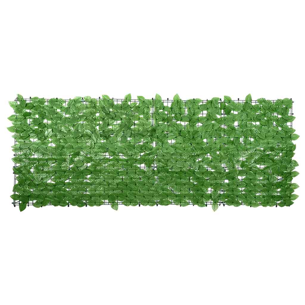 Rõdupiirde kate, rohelised lehed, 200 x 75 cm