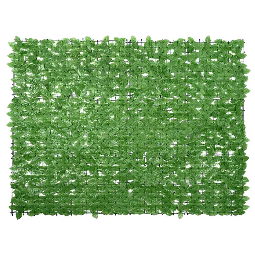 Rõdupiirde kate, rohelised lehed, 200 x 150 cm