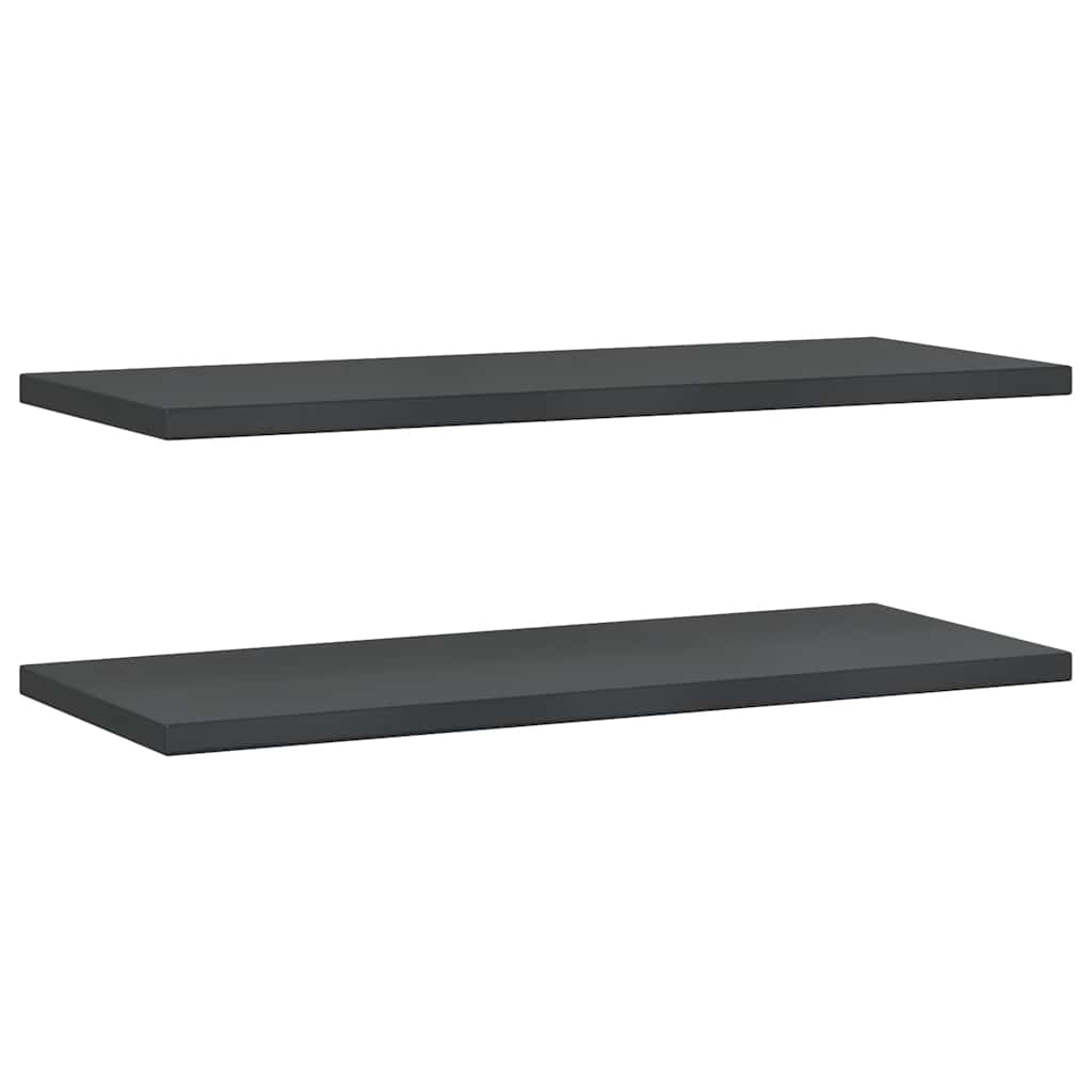 Seinariiulid 2 tk, 100x40 cm, must, roostevaba teras