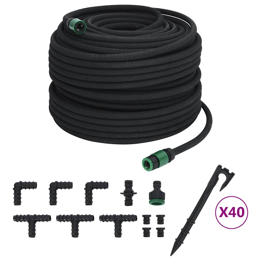 Aia kastmisvoolik, must, 0,6" 100 m, kumm