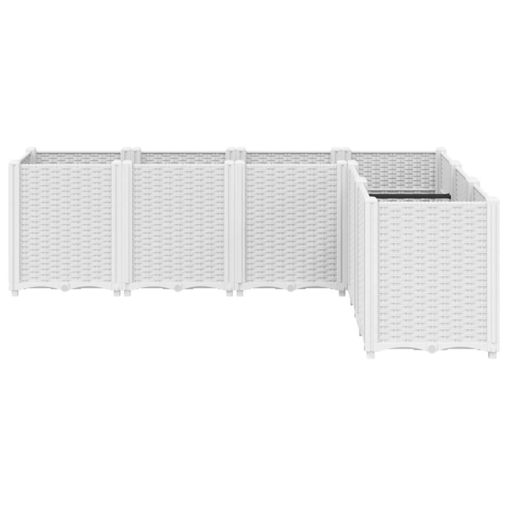 Aia taimekast, valge, 160 x 120 x 53 cm, PP