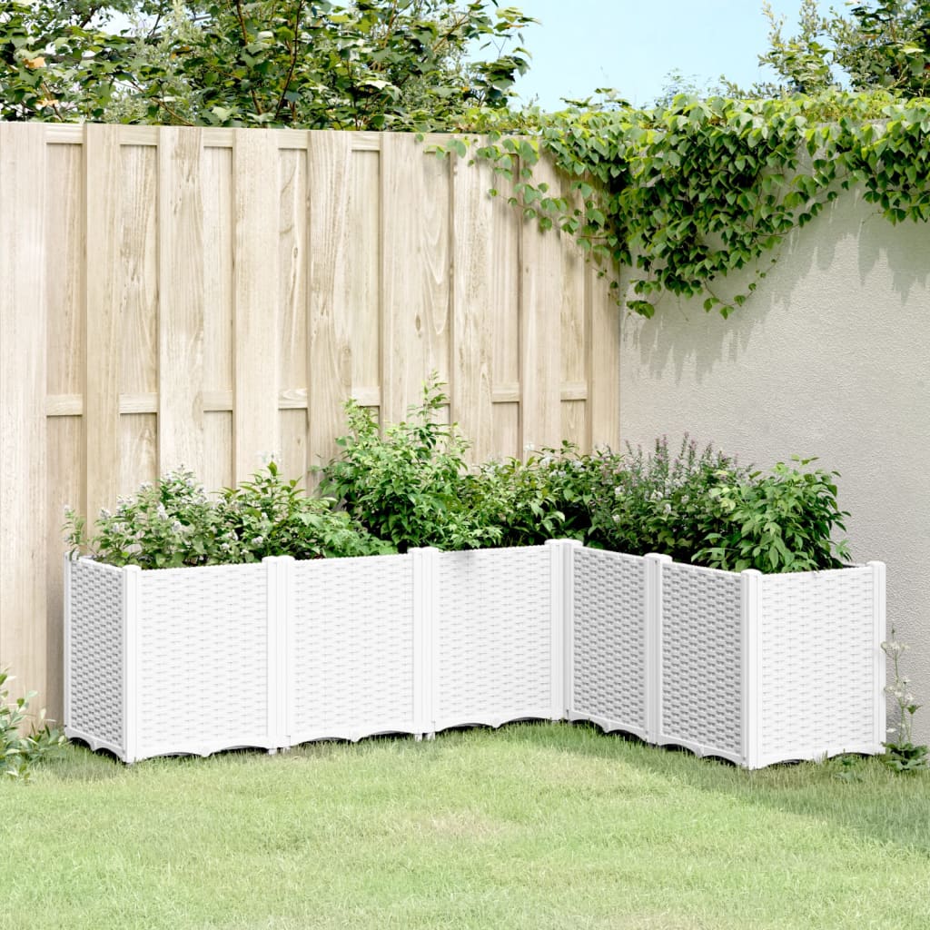 Aia taimekast, valge, 160 x 120 x 53 cm, PP