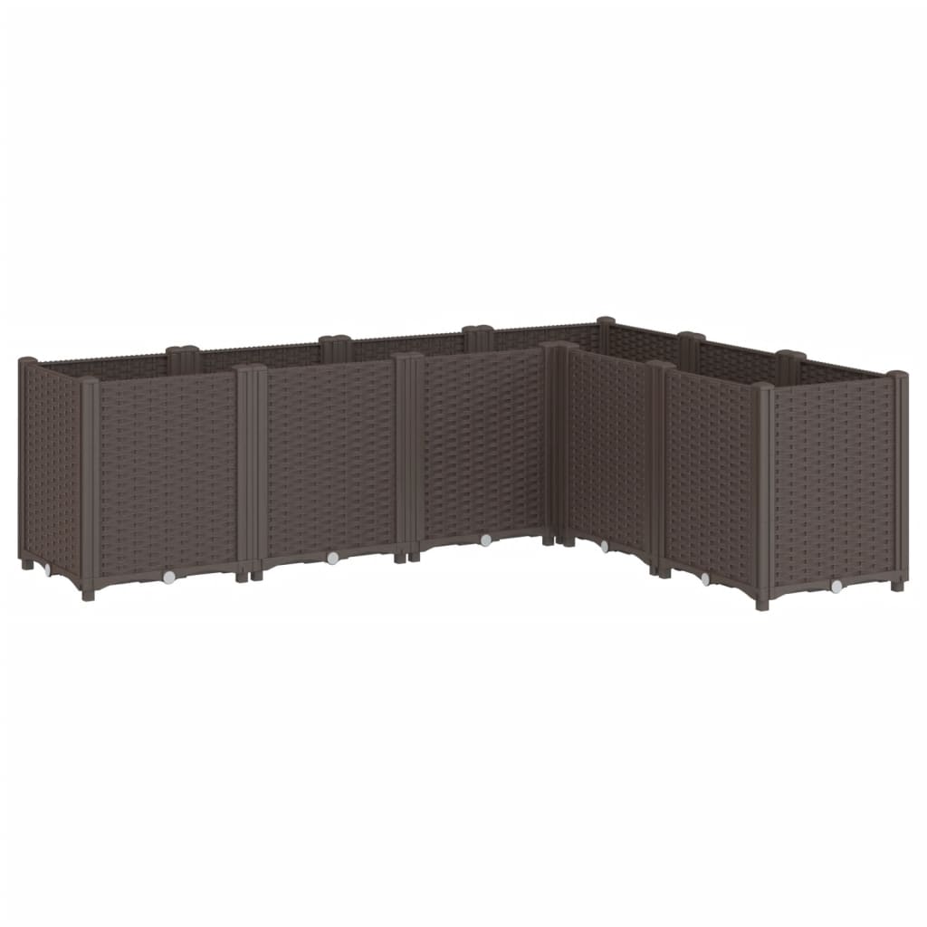 Aia taimekast, pruun, 160 x 120 x 53 cm, PP