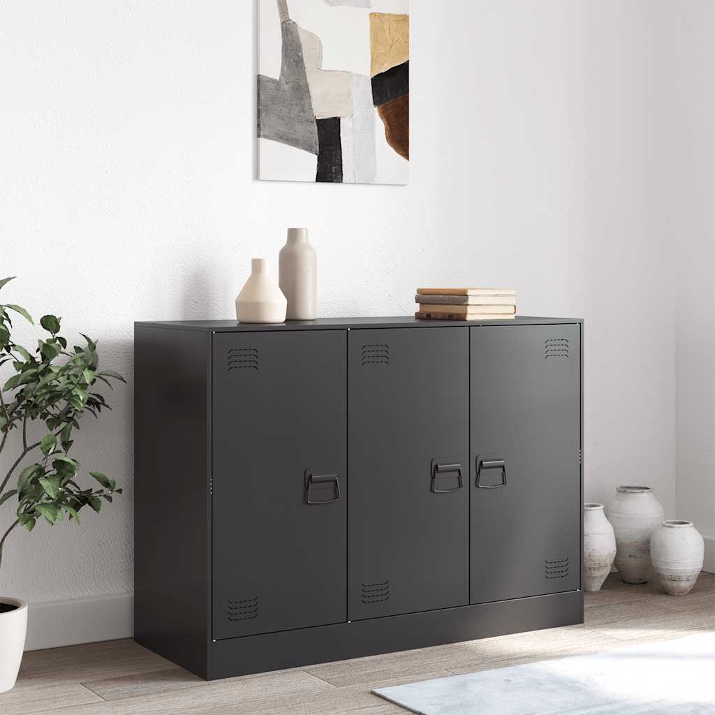 Puhvetkapp, must, 99x39x73 cm, teras