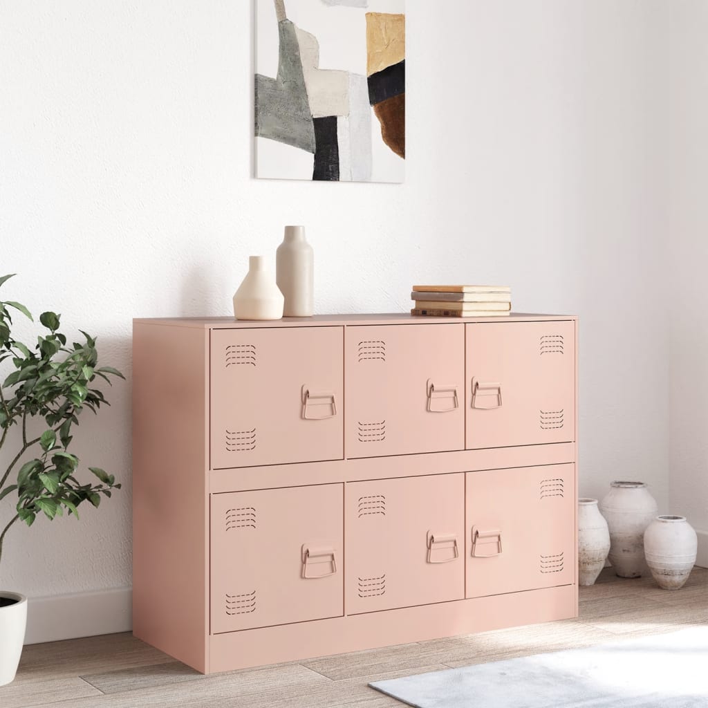 Puhvetkapp, roosa, 99x39x73 cm, teras