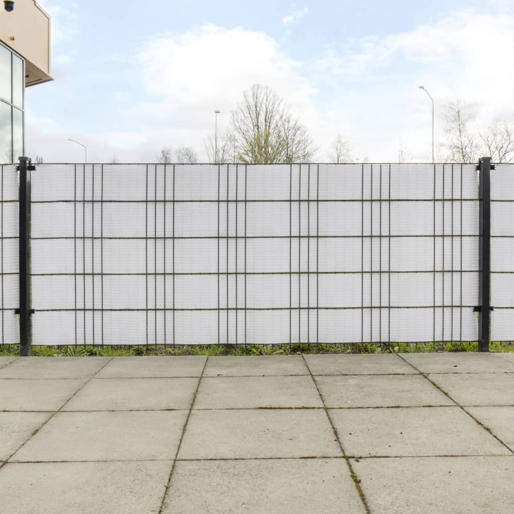 Rõdupiirde katted 10 tk, valge, 255 x 19 cm, polürotang