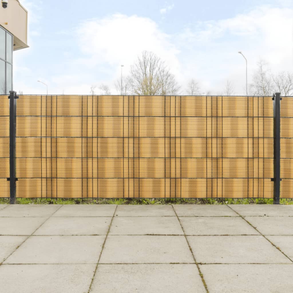 Rõdupiirde katted 10 tk, helepruun, 255 x 19 cm, polürotang