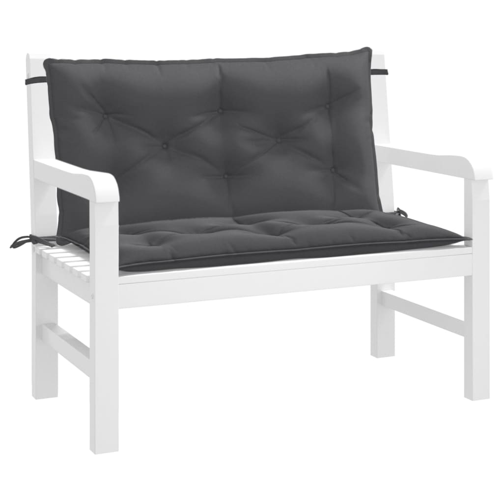 Aiapingi istmepadjad 2 tk, antratsiithall, 100x50x7 cm, kangas