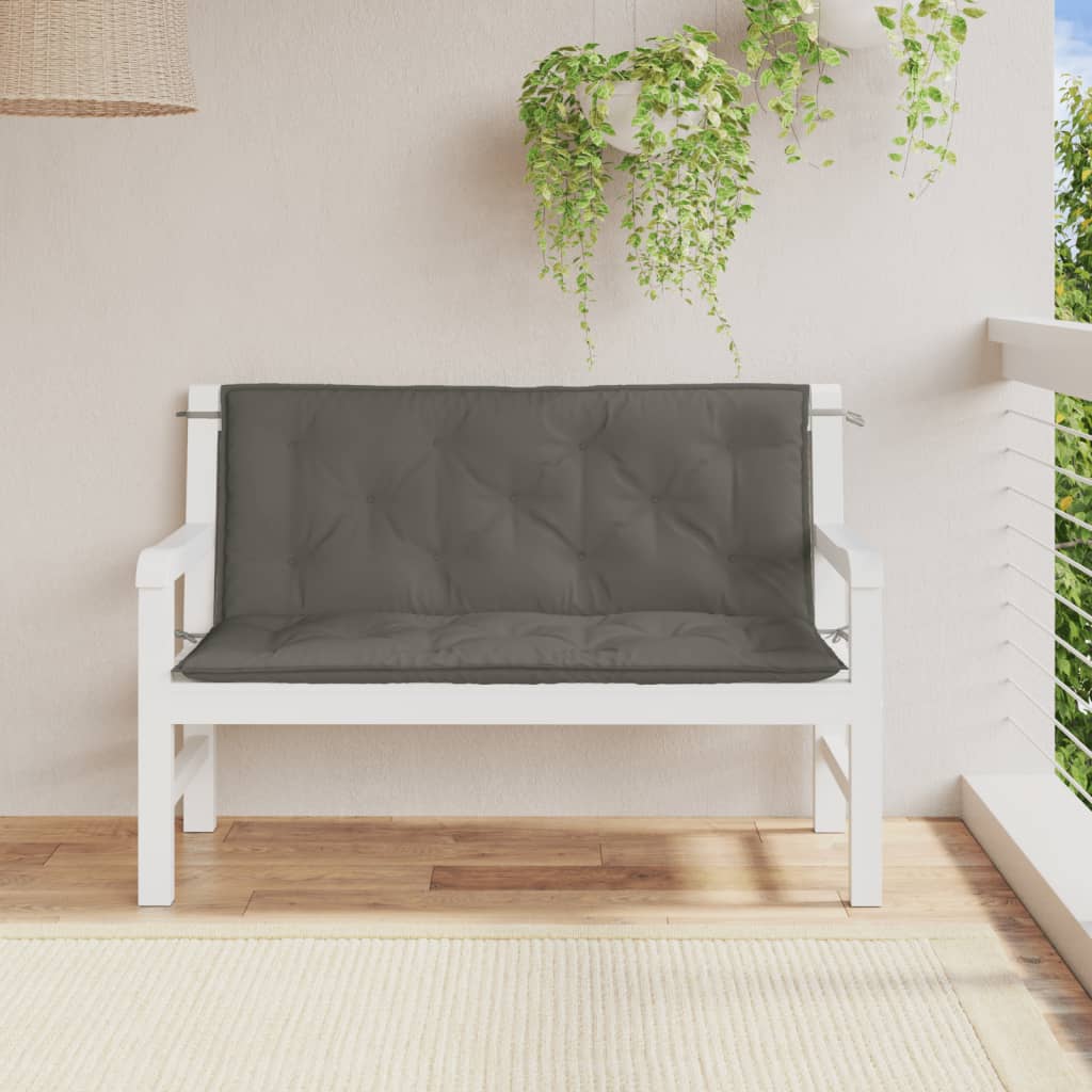 Aiapingi istmepadjad 2 tk, tumehall, 120x50x7 cm, kangas