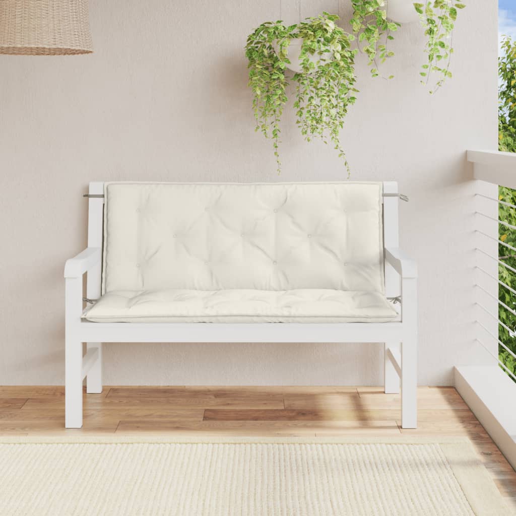 Aiapingi istmepadjad 2 tk, kreemjas, 120 x 50 x 7 cm, kangas
