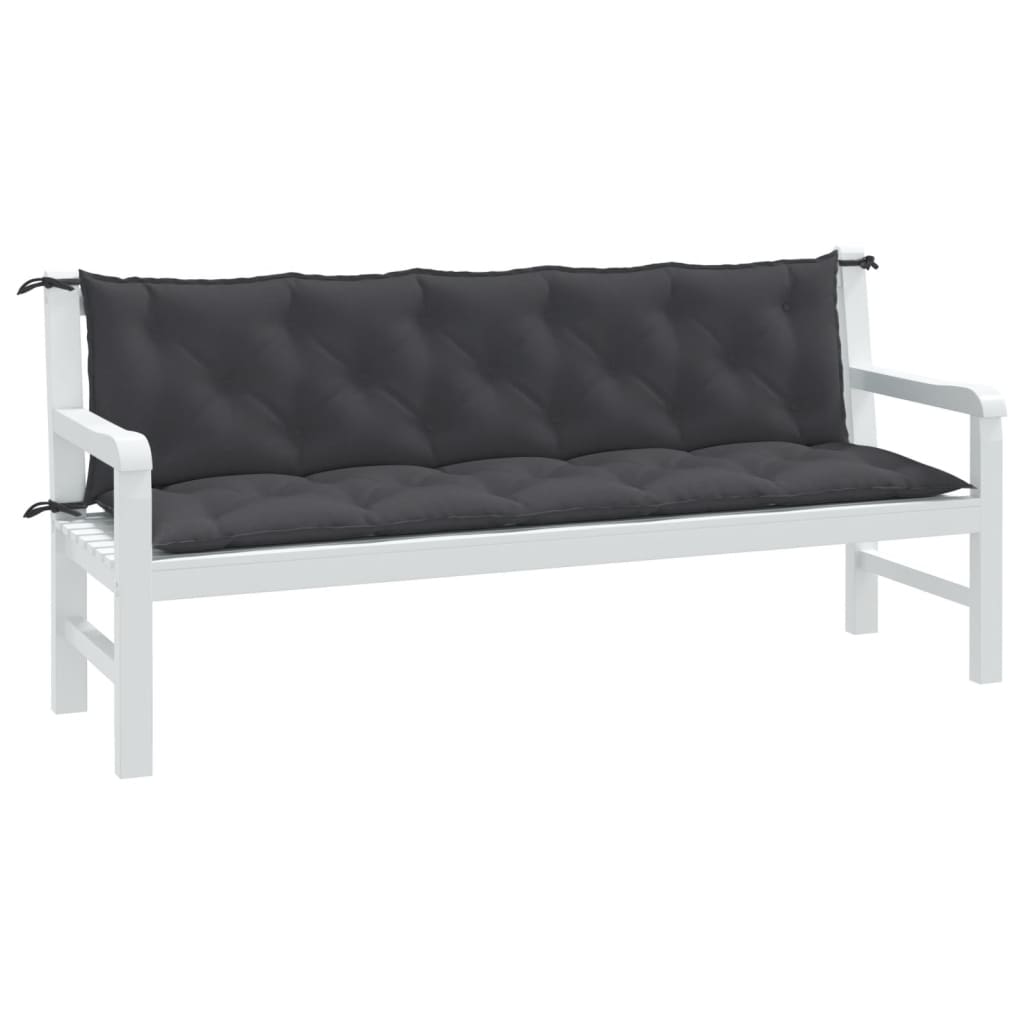 Aiapingi istmepadjad 2 tk, antratsiithall, 180x50x7 cm, kangas