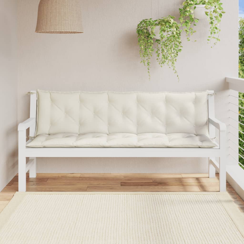 Aiapingi istmepadjad 2 tk, kreemjas, 180x50x7 cm, kangas