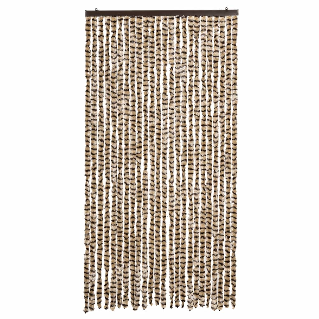 Putukakardin, beež ja pruun, 100 x 200 cm, šenill