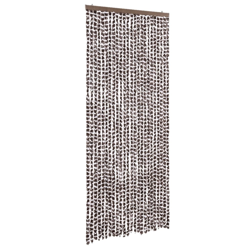 Putukakardin, pruun ja valge, 100 x 200 cm, šenill