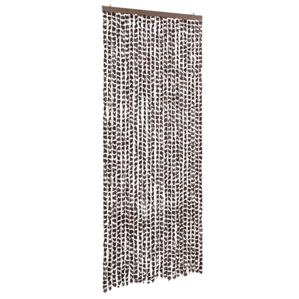 Putukakardin, pruun ja valge, 100 x 230 cm, šenill