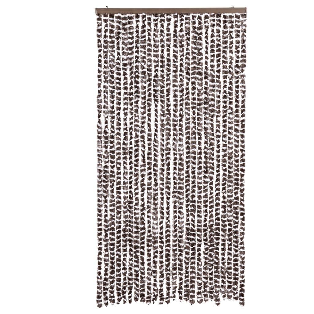 Putukakardin, pruun ja valge, 100 x 230 cm, šenill